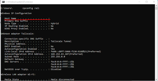 View Hostname