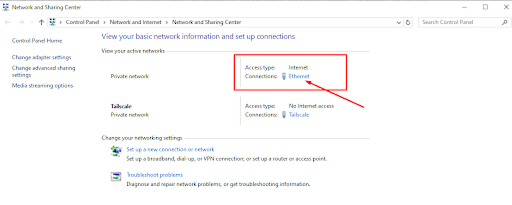 access your internet