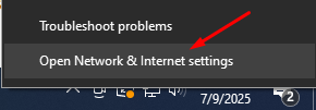 network settings