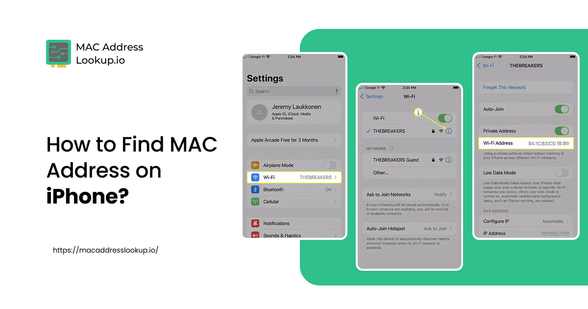 How to Find MAC Address on iPhone?